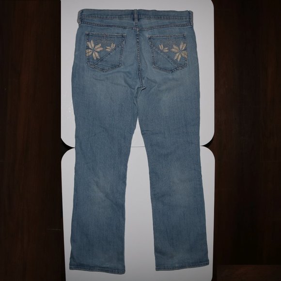 Old Navy the Sweetheart Flower Floral Jeans w34x30 - Picture 4 of 8